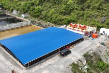 大型页岩气钻井泥浆站项目交付客户