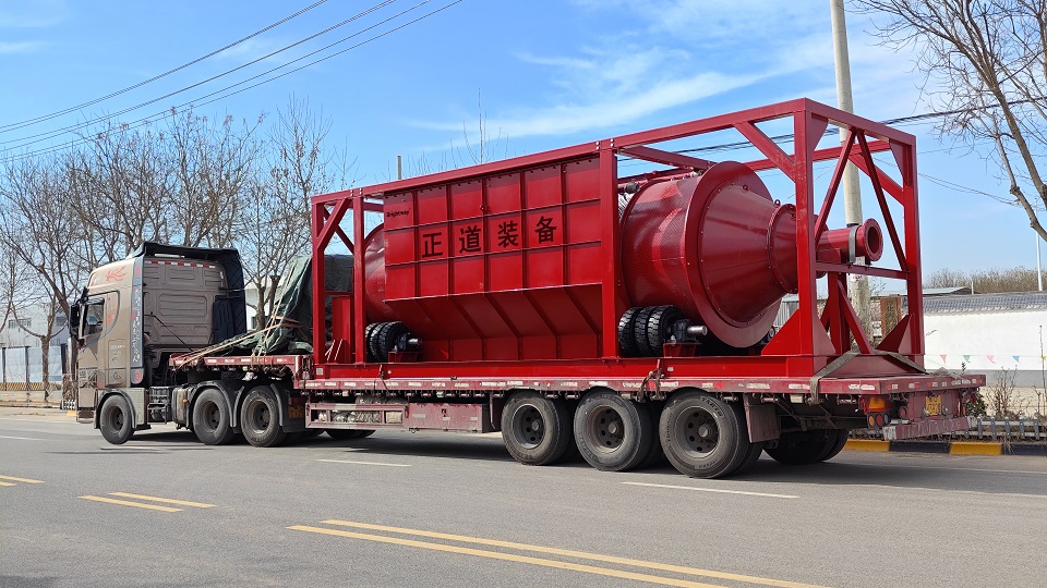 BWGT1500大型滚筒筛交付埃及客户