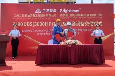 Brightway正道能源为非洲客户提供的ZJ90DBS(3000HP)钻机及配套设备交付仪式圆满成功